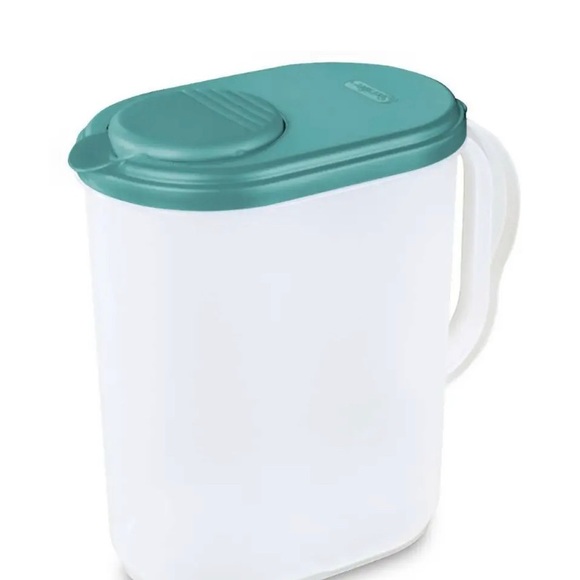 Sterilite Kitchen Sterilite Gallon Pitcher Bpa Free Blue Atoll